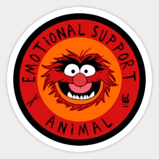 Muppets Emotional Support Animal Sticker